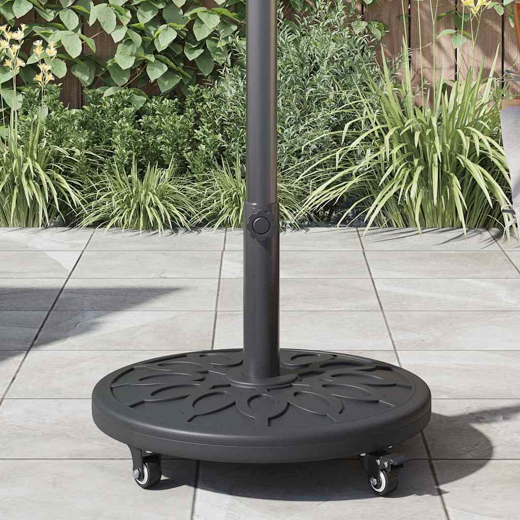 Parasol Base Art Deco Black Ø 45 x 39.5 cm Iron
