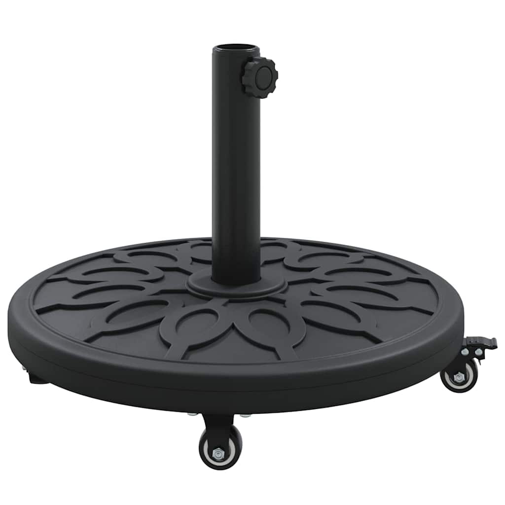 Parasol Base Art Deco Black Ø 45 x 39.5 cm Iron