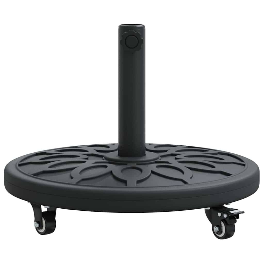 Parasol Base Art Deco Black Ø 45 x 39.5 cm Iron