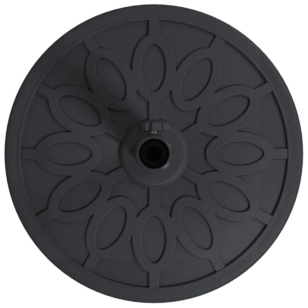Parasol Base Art Deco Black Ø 45 x 39.5 cm Iron