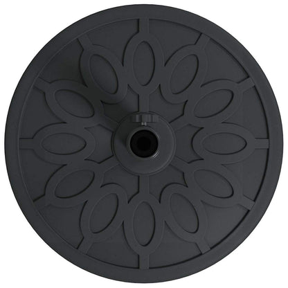 Parasol Base Art Deco Black Ø 45 x 39.5 cm Iron