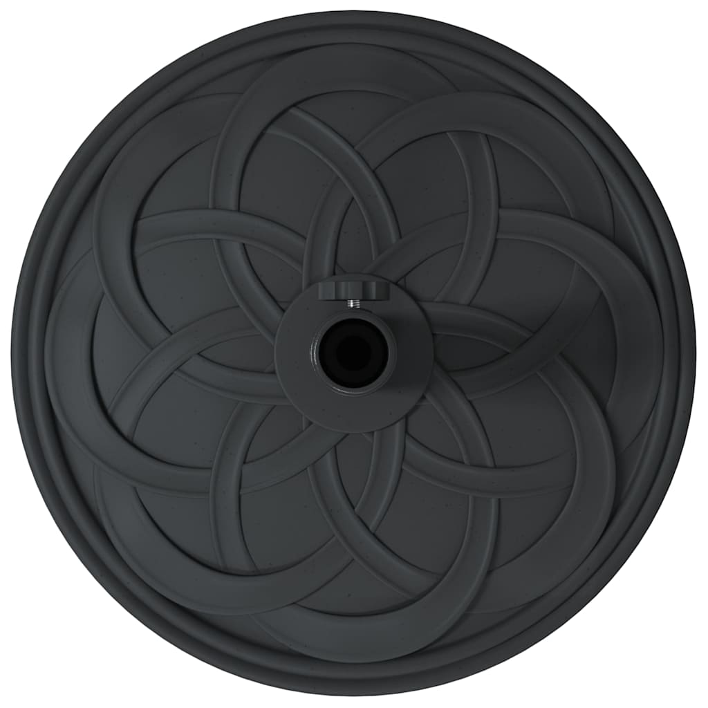 Parasol Base Art Deco Black Ø 45 x 39.5 cm Iron