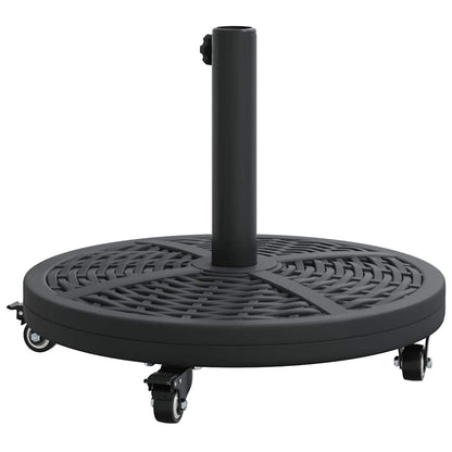 Parasol Base Art Deco Black Ø 45 x 39.5 cm Iron