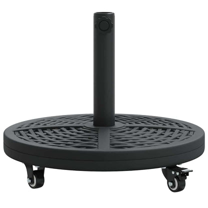 Parasol Base Art Deco Black Ø 45 x 39.5 cm Iron
