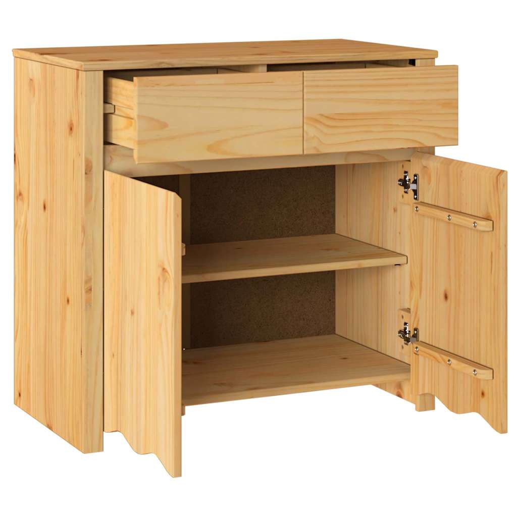 Sideboard Drammen Oak 79 x 43 x 75.5 cm Solid Pine wood
