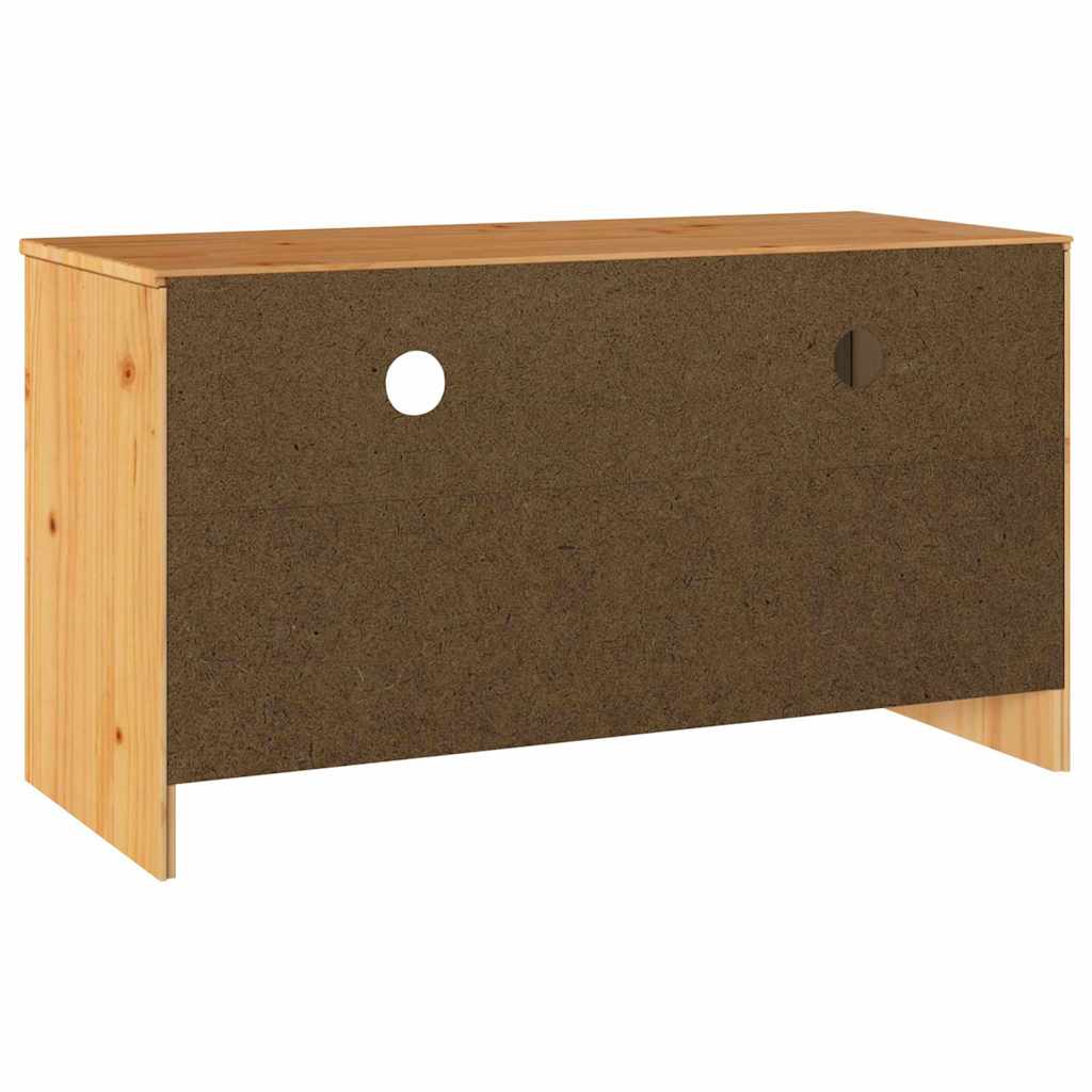 TV Cabinet Drammen Oak 99 x 43 x 55 cm Solid Pine wood
