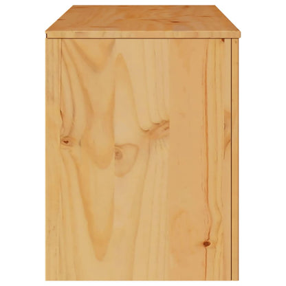 TV Cabinet Drammen Oak 99 x 43 x 55 cm Solid Pine wood