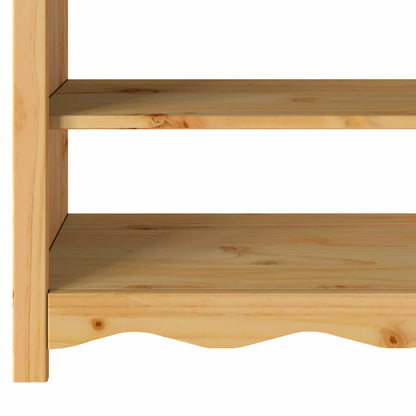 Console Table Drammen Oak 89.5 x 37 x 73 cm Solid Pine Wood