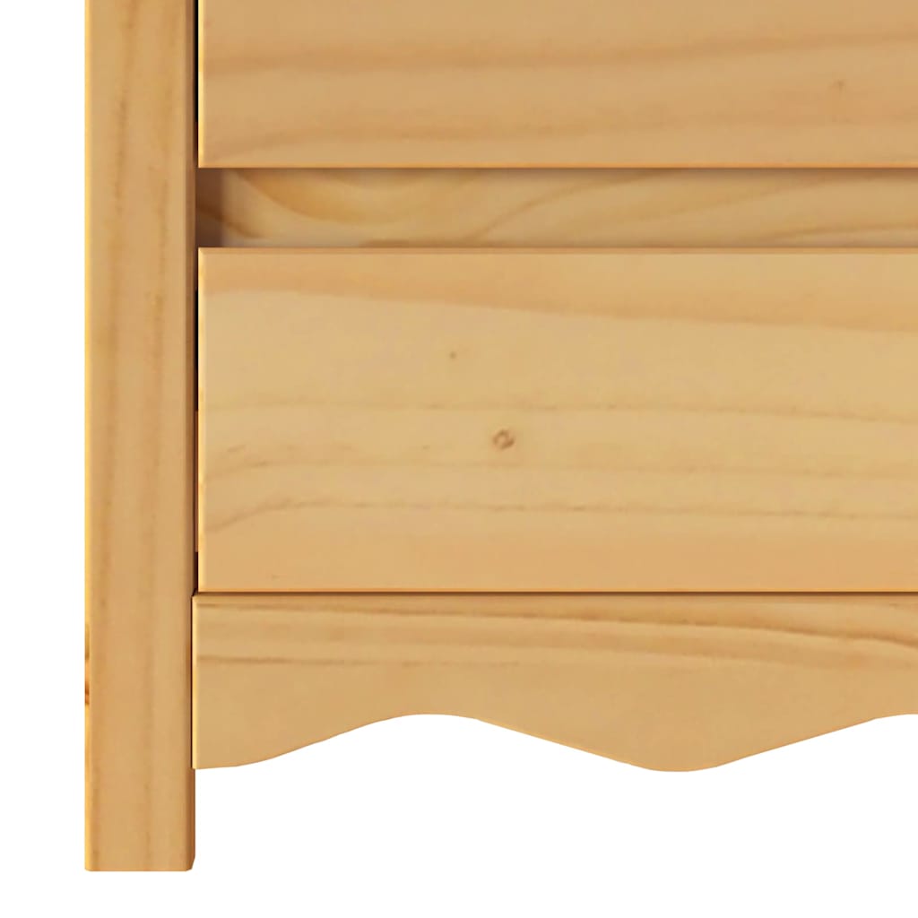 Coffee Table Drammen Oak 45 x 35 x 56 cm Solid Pine Wood
