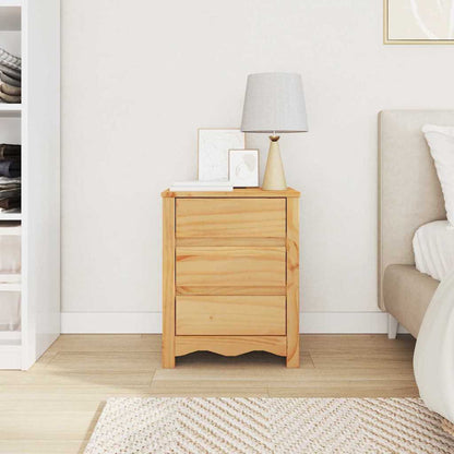 Coffee Table Drammen Oak 45 x 35 x 56 cm Solid Pine Wood