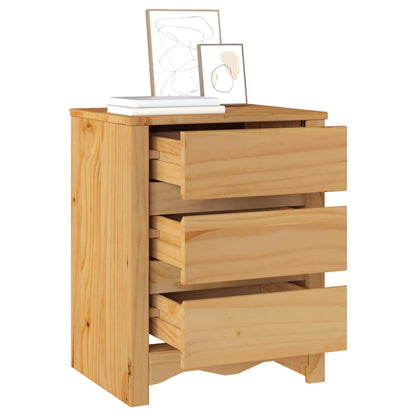Coffee Table Drammen Oak 45 x 35 x 56 cm Solid Pine Wood