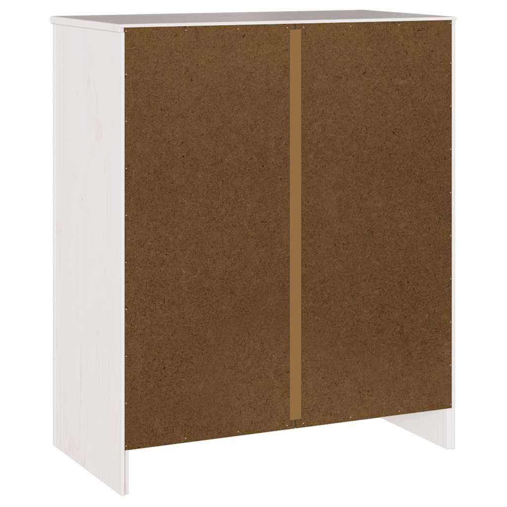Chest of Drawers with Drawer Drammen White 76.5 x 40 x 91 cm