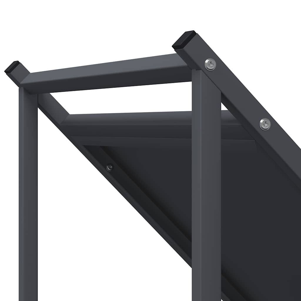 Firewood Rack Anthracite 70x43x34.5 cm Cold-rolled steel
