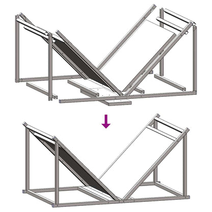 Firewood Rack Anthracite 70x43x34.5 cm Cold-rolled steel