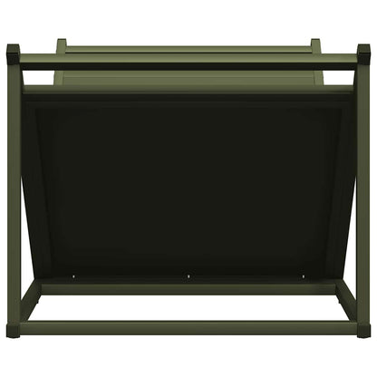 Firewood Rack Olive Green 70x43x34.5 cm Cold-rolled steel