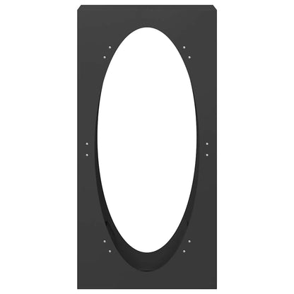 Firewood Rack Black 50x23x100 cm Cold-rolled steel