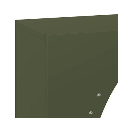 Firewood Rack Olive Green 50x23x100 cm Cold-rolled steel