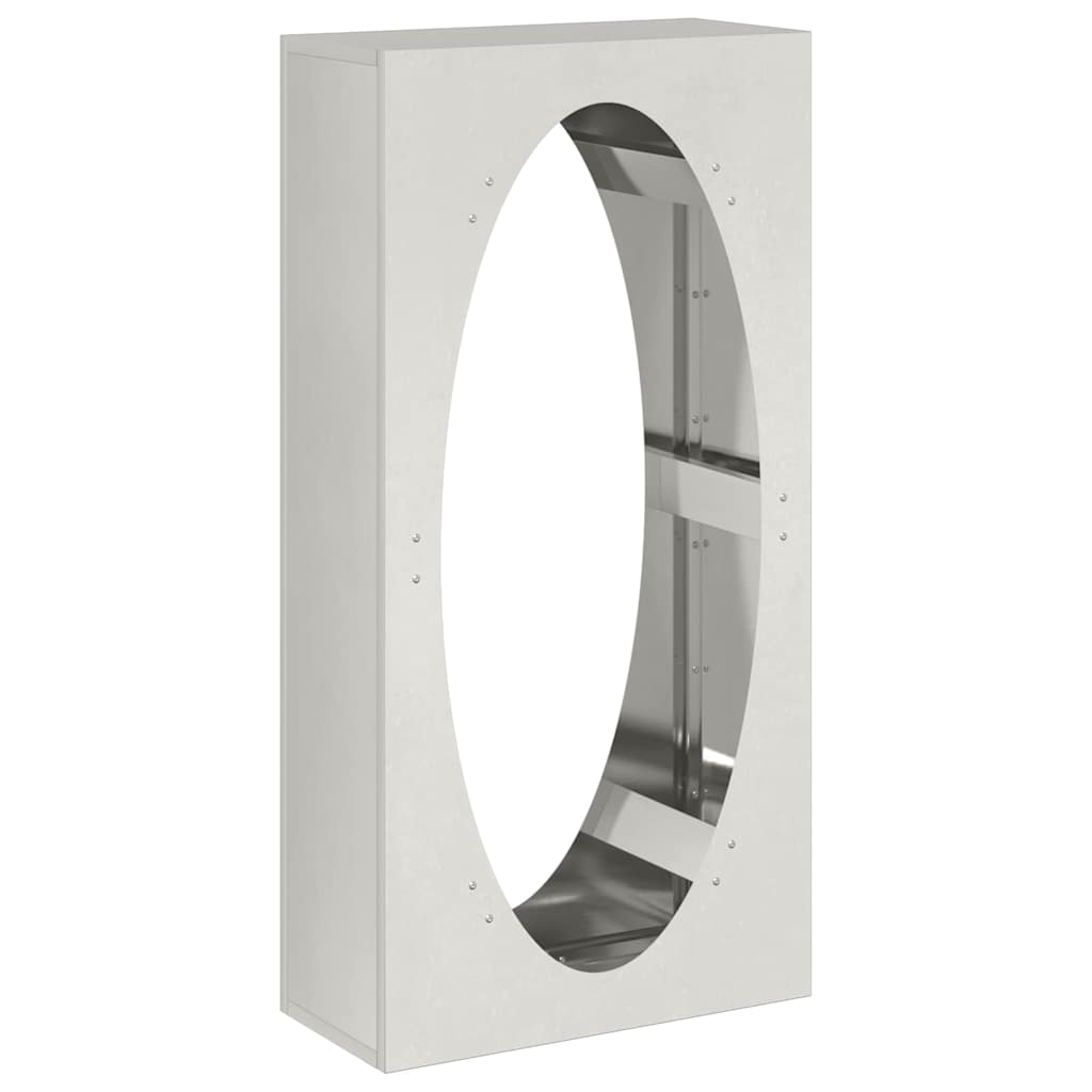 Firewood Rack 50x23x100 cm Stainless Steel