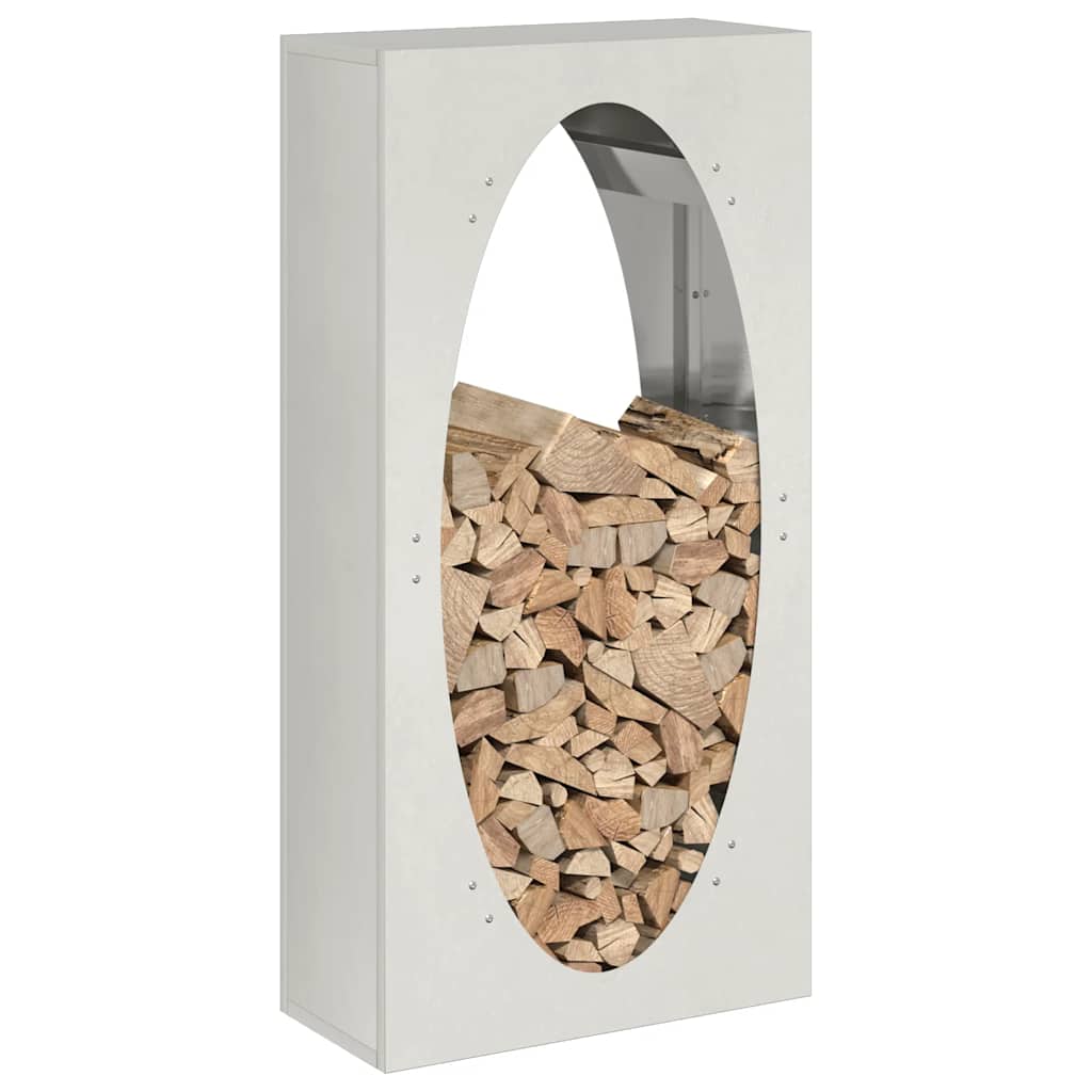 Firewood Rack 50x23x100 cm Stainless Steel