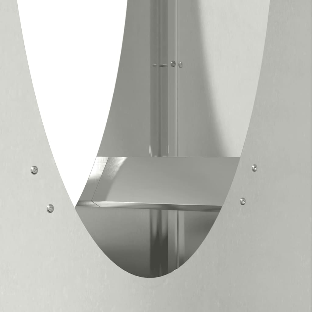 Firewood Rack 50x23x100 cm Stainless Steel