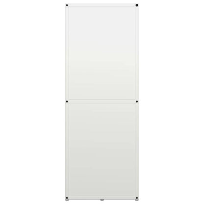 Firewood Rack White 40x30x80 cm Cold-rolled steel