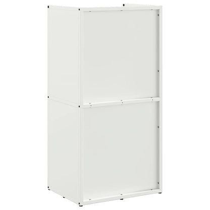 Firewood Rack White 40x30x80 cm Cold-rolled steel
