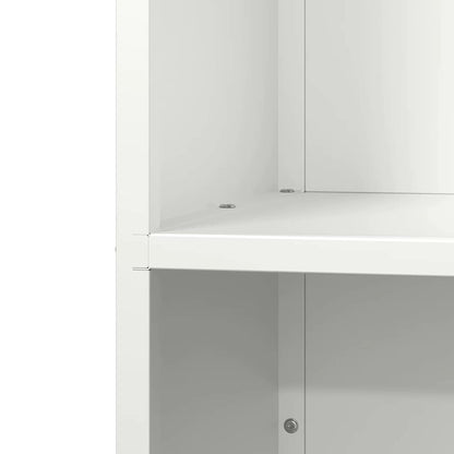 Firewood Rack White 40x30x80 cm Cold-rolled steel