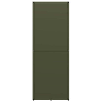 Firewood Rack Olive Green 40x30x80 cm Cold-rolled steel