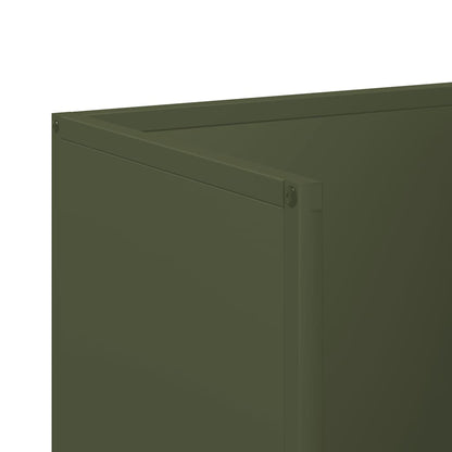 Firewood Rack Olive Green 40x30x80 cm Cold-rolled steel