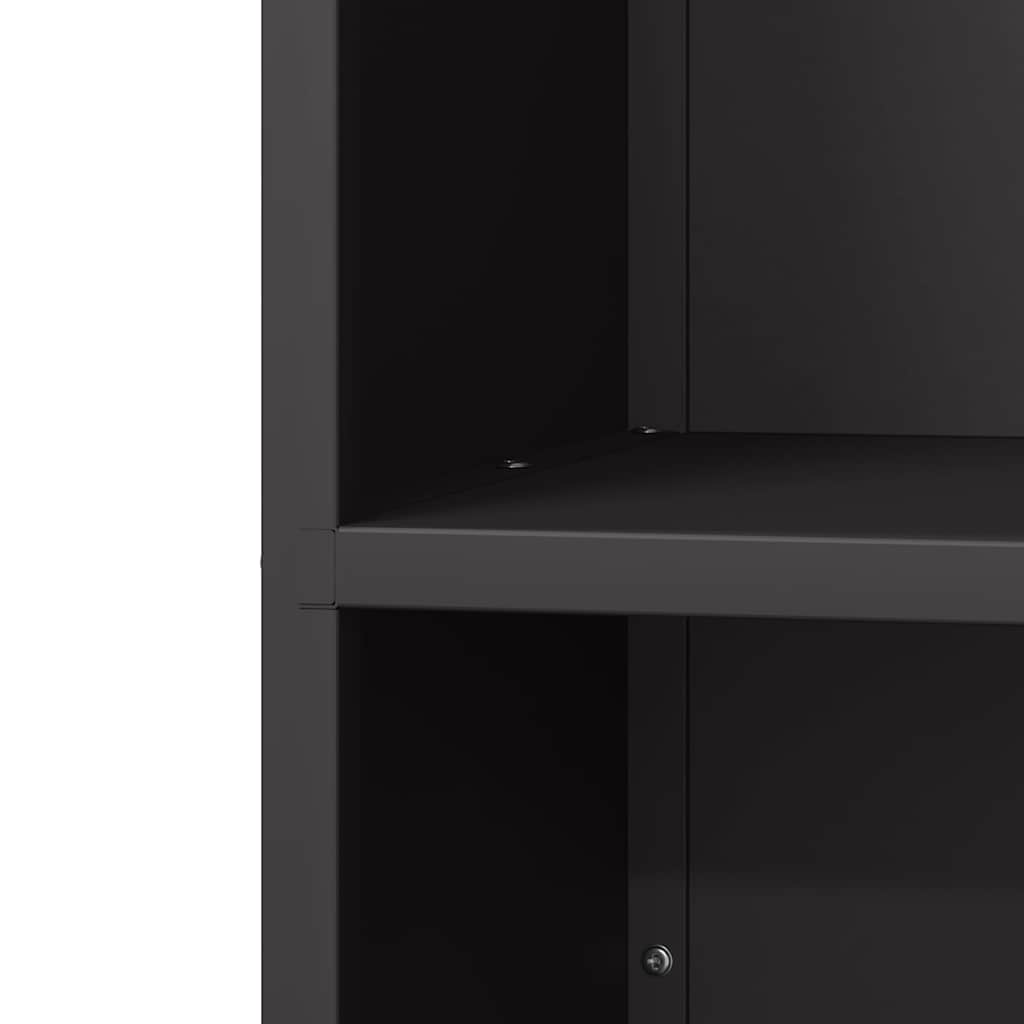 Firewood Rack Black 40x30x75 cm Cold-rolled steel