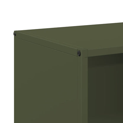 Firewood Rack Olive Green 40x30x75 cm Cold-rolled steel