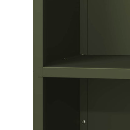 Firewood Rack Olive Green 40x30x75 cm Cold-rolled steel