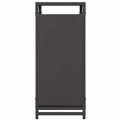 Firewood Rack Black 44x28x65 cm Cold-rolled steel