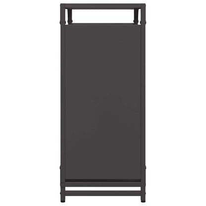 Firewood Rack Black 60x28x65 cm Cold-rolled steel