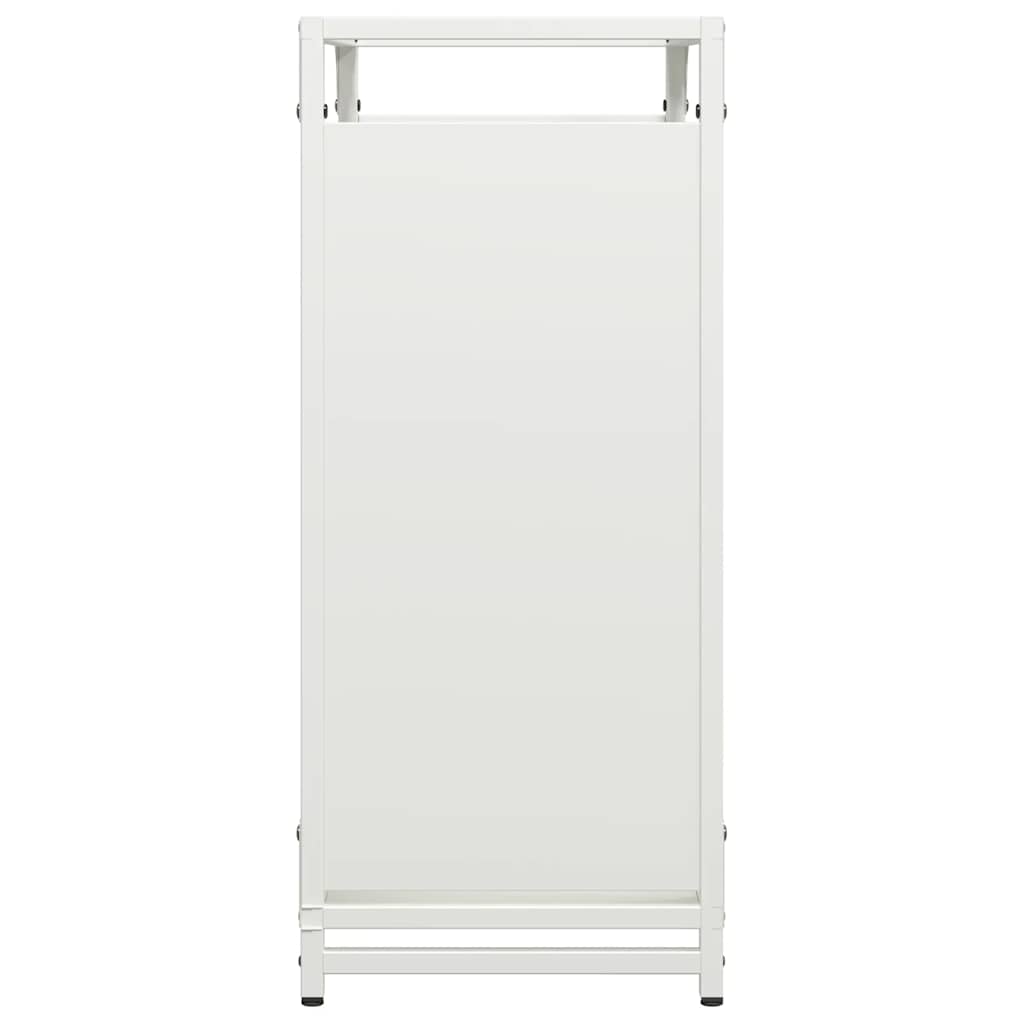 Firewood Rack White 60x28x65 cm Cold-rolled steel