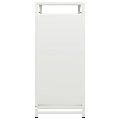 Firewood Rack White 60x28x65 cm Cold-rolled steel