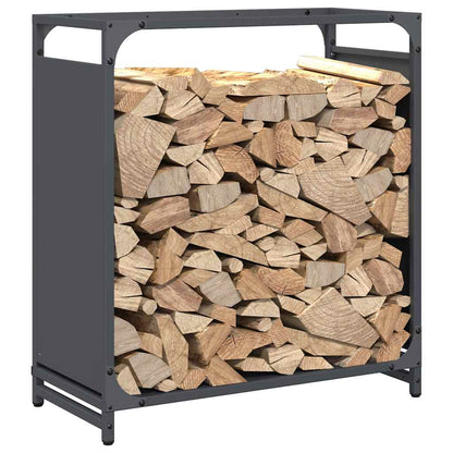 Firewood Rack Anthracite 60x28x65 cm Cold-rolled steel