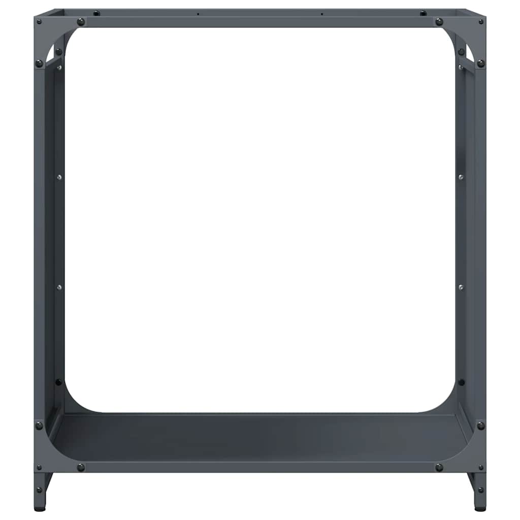 Firewood Rack Anthracite 60x28x65 cm Cold-rolled steel