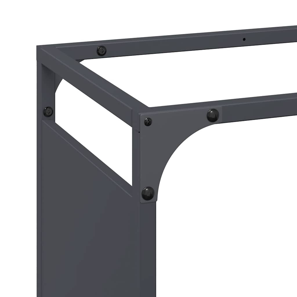 Firewood Rack Anthracite 60x28x65 cm Cold-rolled steel