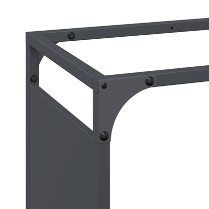 Firewood Rack Anthracite 90x28x65 cm Cold-rolled steel