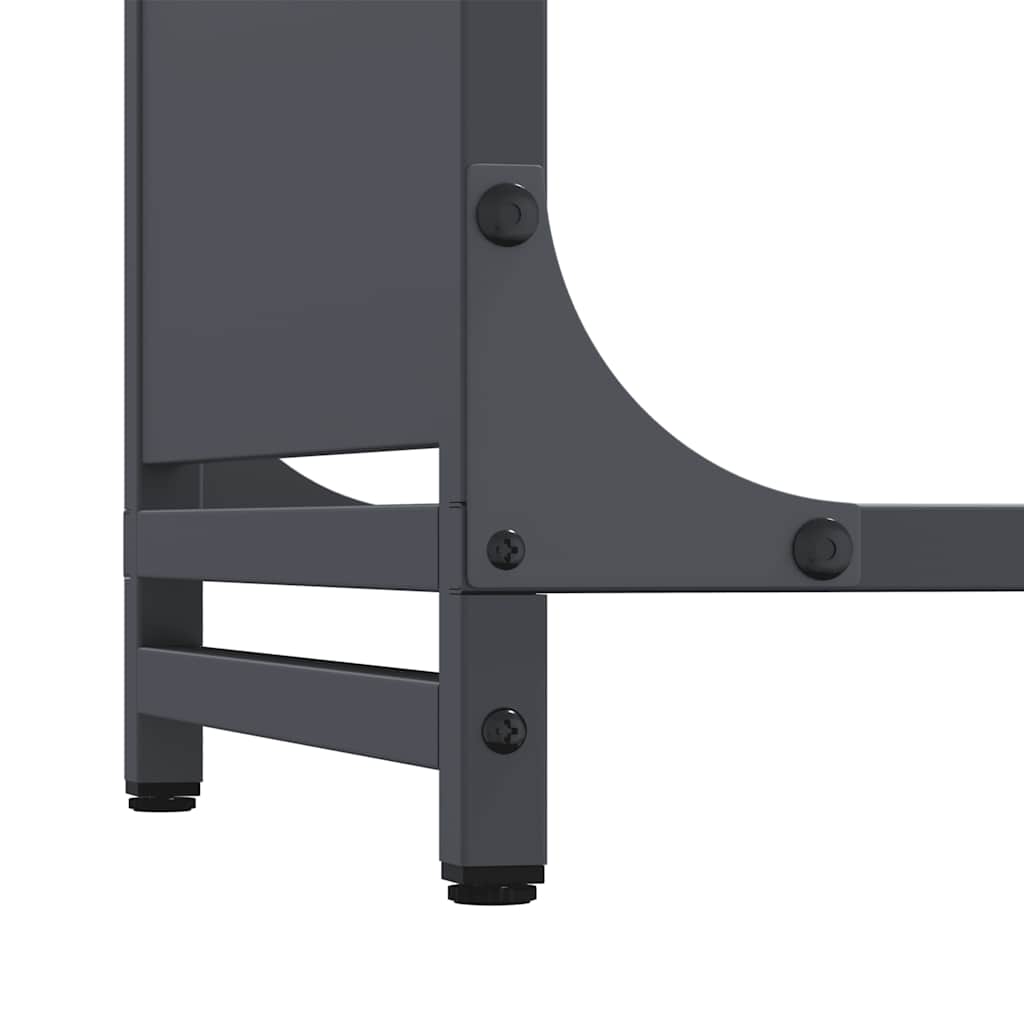 Firewood Rack Anthracite 90x28x65 cm Cold-rolled steel