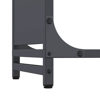 Firewood Rack Anthracite 90x28x65 cm Cold-rolled steel