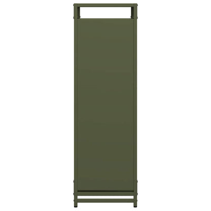 Firewood Rack Olive Green 44x28x90 cm Cold-rolled steel