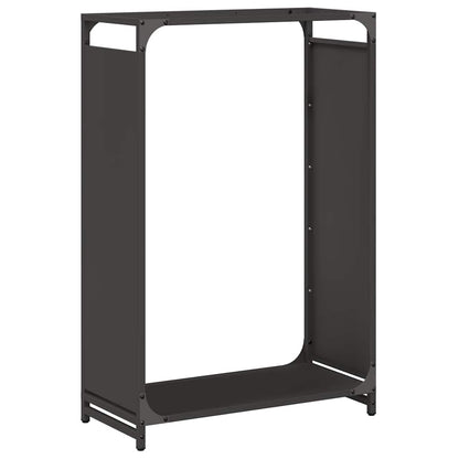 Firewood Rack Black 60x28x90 cm Cold-rolled steel