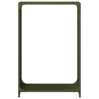 Firewood Rack Olive Green 60x28x90 cm Cold-rolled steel