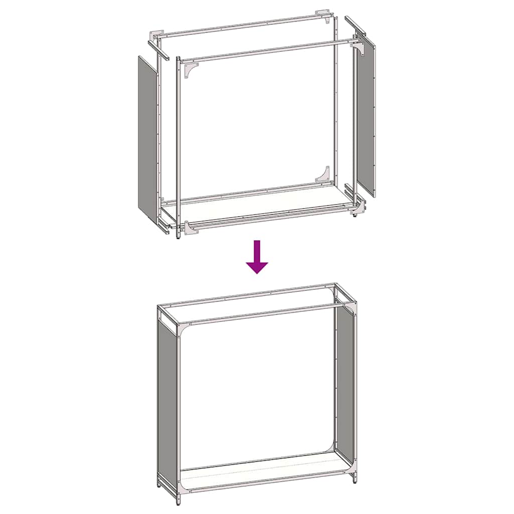 Firewood Rack Olive Green 90x28x90 cm Cold-rolled steel