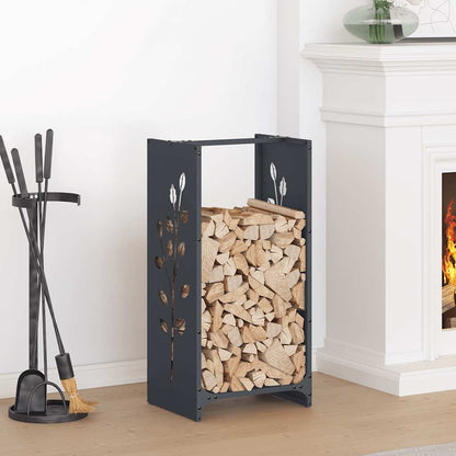 Firewood Rack Anthracite 40x30x80 cm Cold-rolled steel