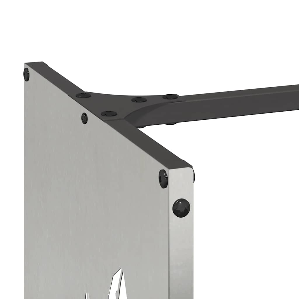 Firewood Rack 40x30x80 cm Stainless Steel