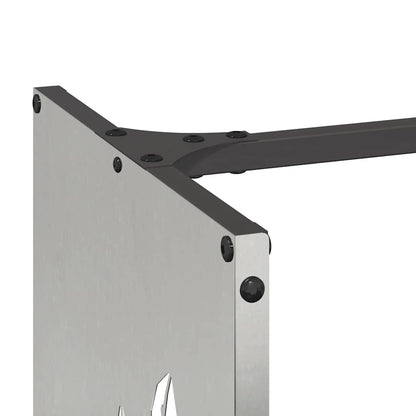 Firewood Rack 40x30x80 cm Stainless Steel