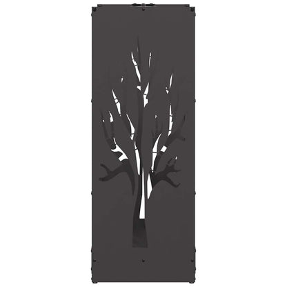 Firewood Rack Black 40x30x80 cm Cold-rolled steel